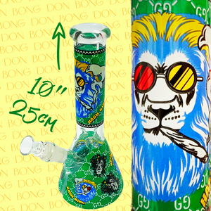 Rasta Lion Ice Bong
