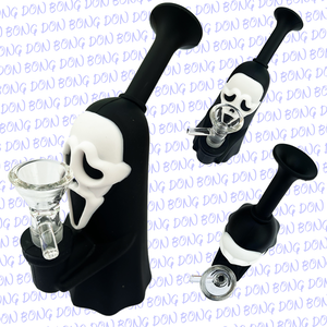 Ghost Face Silicone Bong