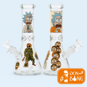 Rick & Morty Faces Bong – 20cm Beaker Base
