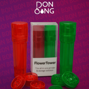 FLOWER TOWER Auto Grinder – 2-in-1 Rolling & Storage Power