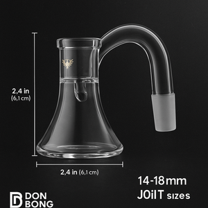 Phoenix Star Glass Ash Catcher – 90° Joint (14mm / 18mm)