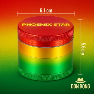 Phoenix Star 4-Piece Herb Grinder 2.4
