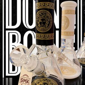 Medusa Luxury Beaker Bong (Black / White Edition)