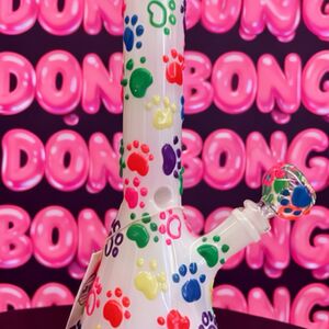 Paw Prints Beaker Bong