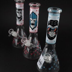 LV Gorilla Mini Beaker Bong (25 cm)