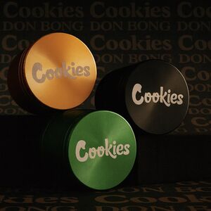 COOKIES 4-Section Metal Grinder 💚🍪