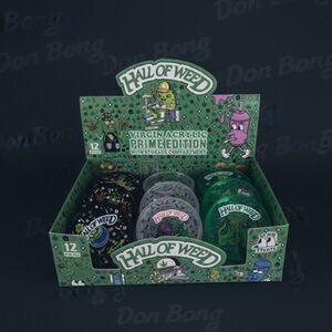 HALL OF WEED — Acrylic Grinder (2-Piece) 🌿🌀