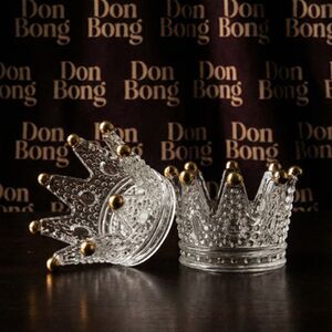 👑🔥 DON BONG — Crown Glass Ashtray