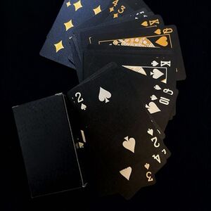 🃏🖤 DON BONG — Black & Gold Playing Cards