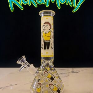 🧪✨ DON BONG — Rick & Morty Beaker Bong (20 cm)