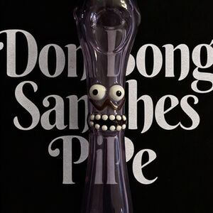 Psycho Veggie Glass Pipe (No Screen)