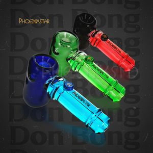 Neon Hammer Glass Pipe